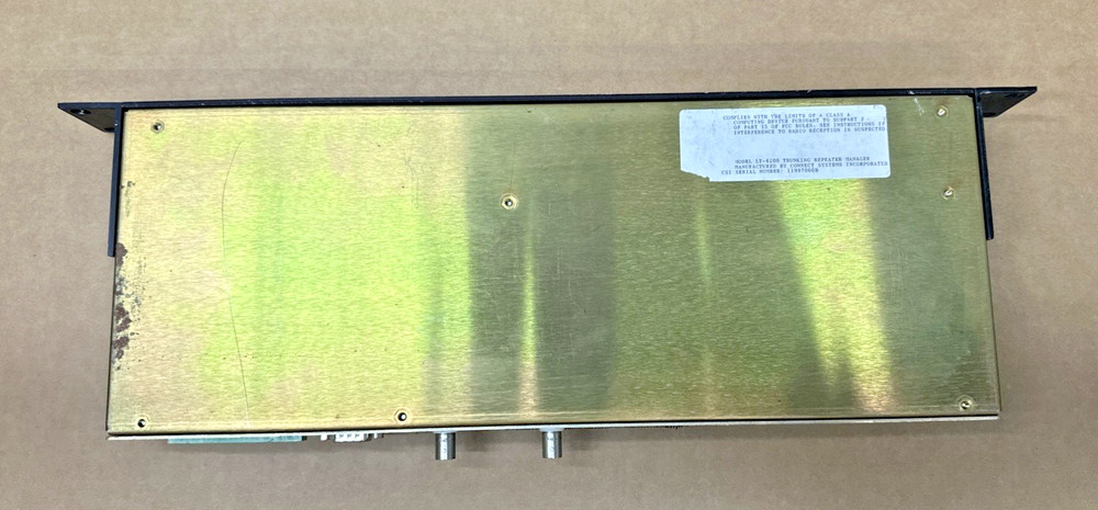 Connect systems Inc CSI LT-4200 LTR Trunking Repeater Controller Powers On/Test