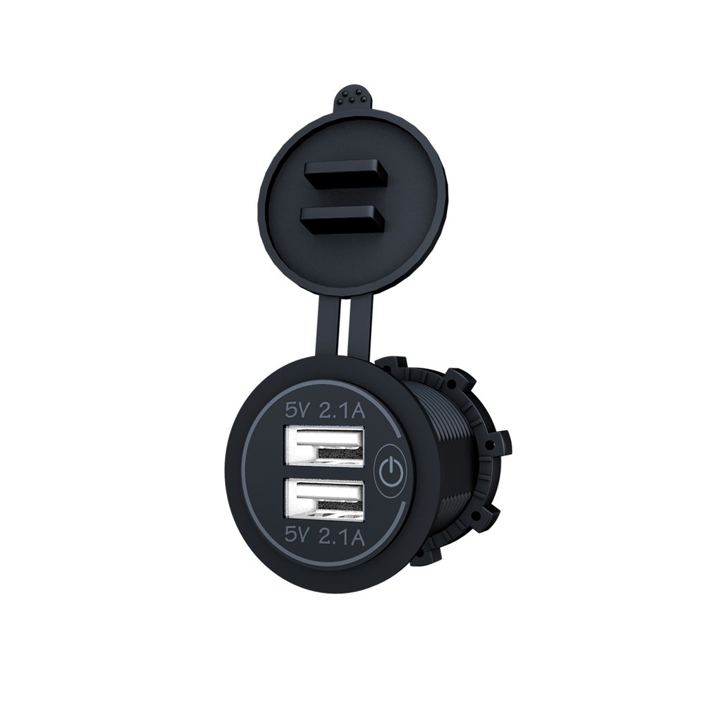 Phone Car Car Cigarette Lighter Socket USB Fast Charging Power Outlet Adapter