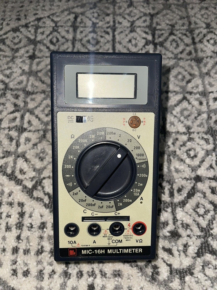 Comprobador MIC-16H Multimeter Tested Works! Handheld