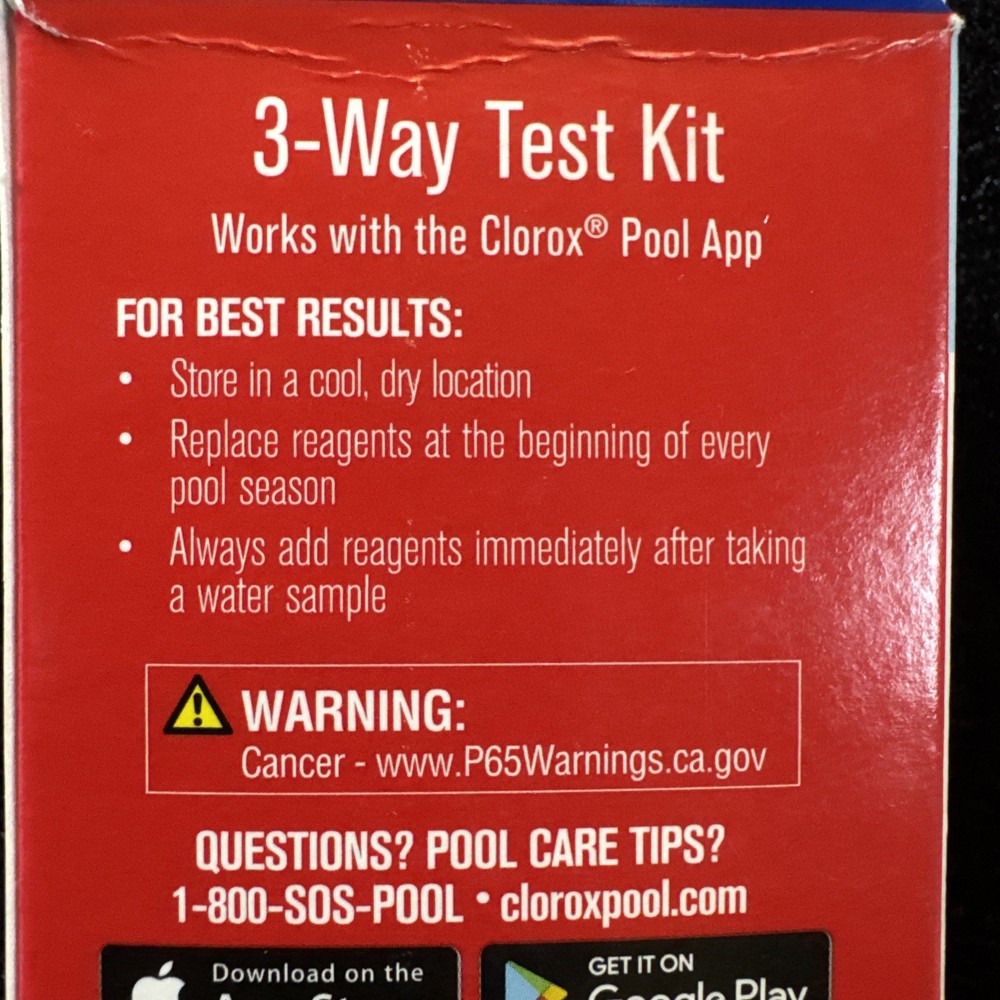 Clorox Pool Reagent Refill for 3-Way Test Kit
