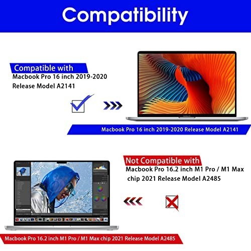 Anti-Glare Blue Light Blocking Screen Protector for MacBook Pro 16" 2019-2020