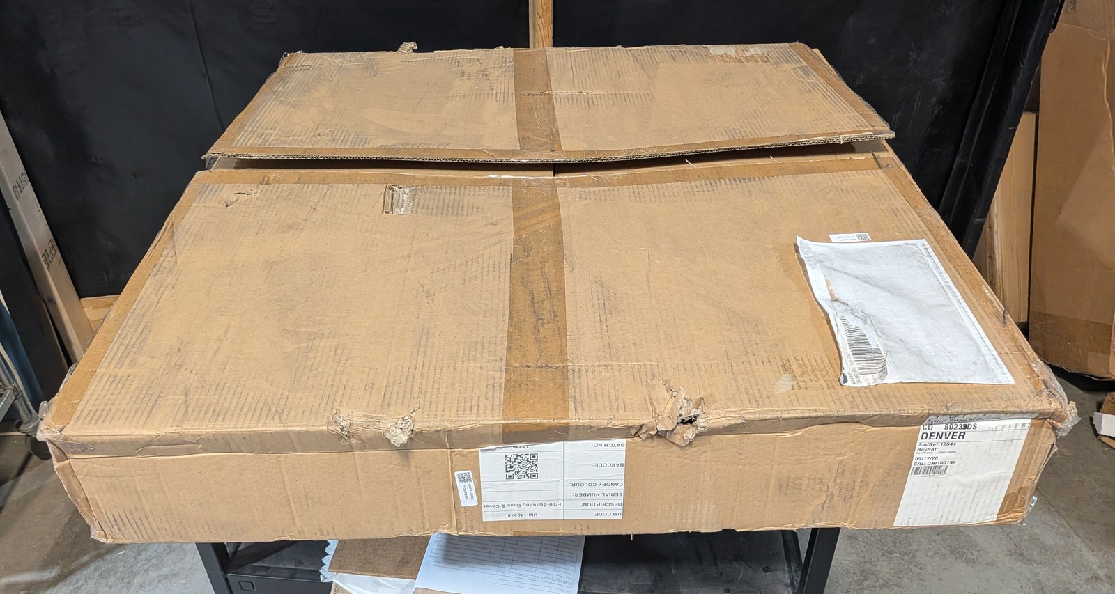 ShadowSpec UM-110248 Free-Standing Serenity/Unity Umbrella Base & Cover *READ*