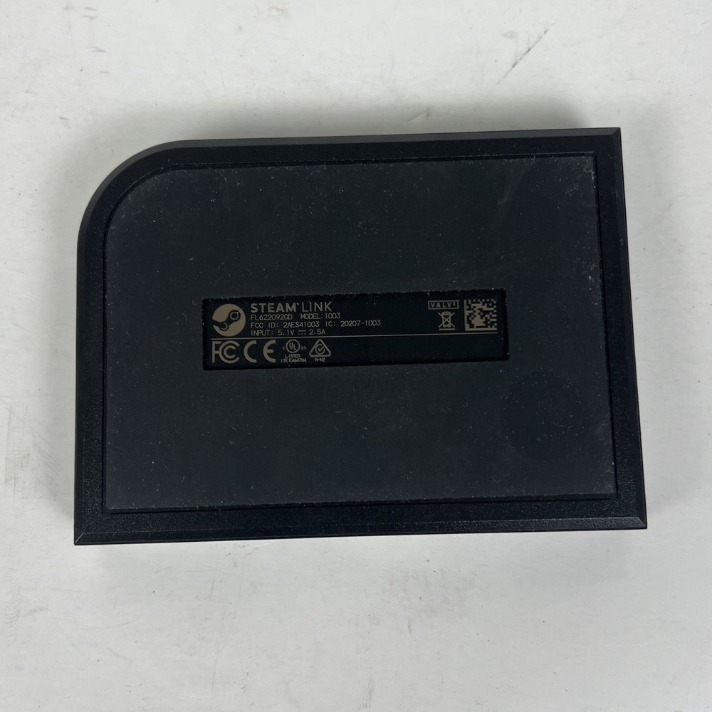 Steam Link Wireless Streaming Device Model 1003 - No Power Cord-Untested