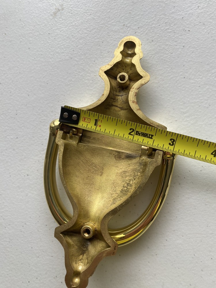 BALDWIN?-Polished Brass DOOR KNOCKER