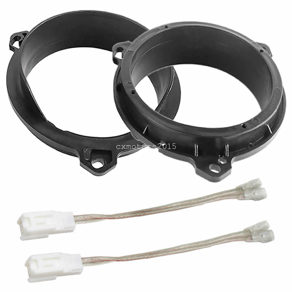 Upgrade 6.5" Front Door Speaker Bracket Wire Harness For Toyota Corolla 2019-23