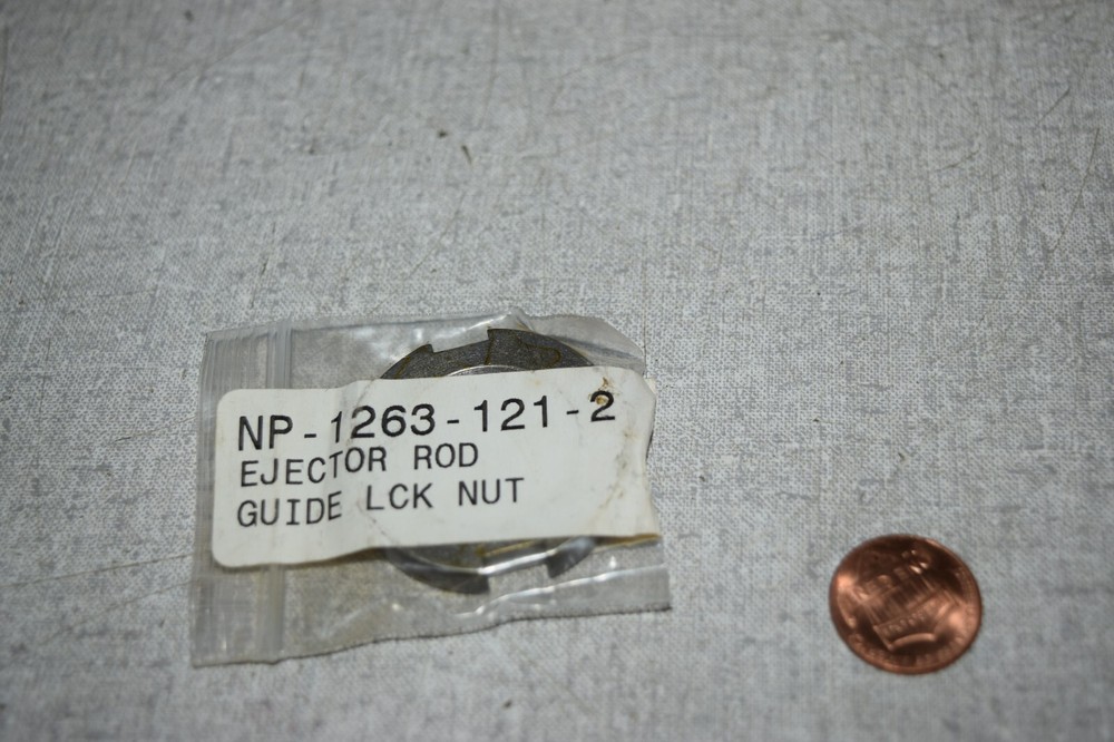 NP-1263-121-2 Ejector Rod Guide Lock Nut Screw Machine Part