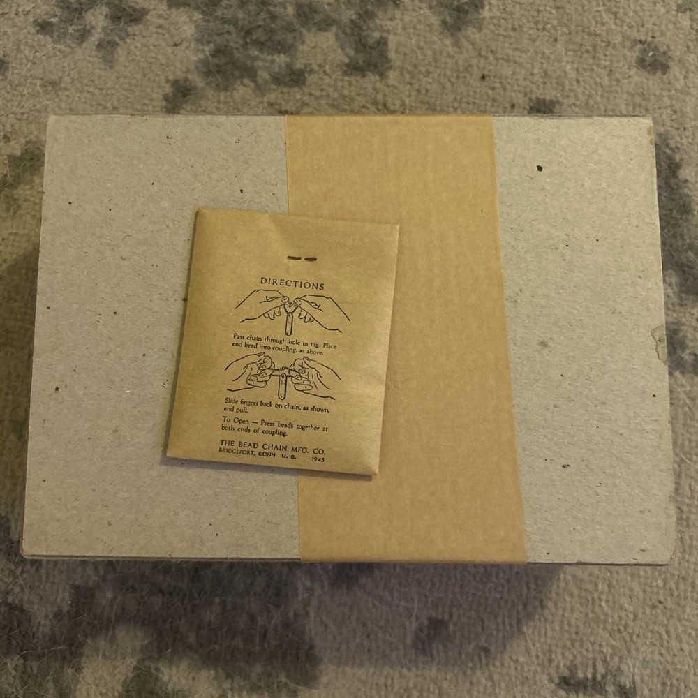 WW2 Dog Tag/ Identification Tags X100 NOS