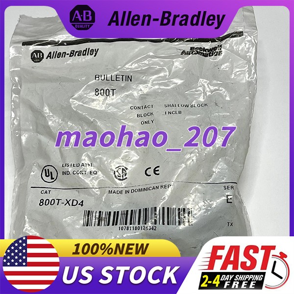 Allen Bradley 800T-XD4 Contact Block Series E