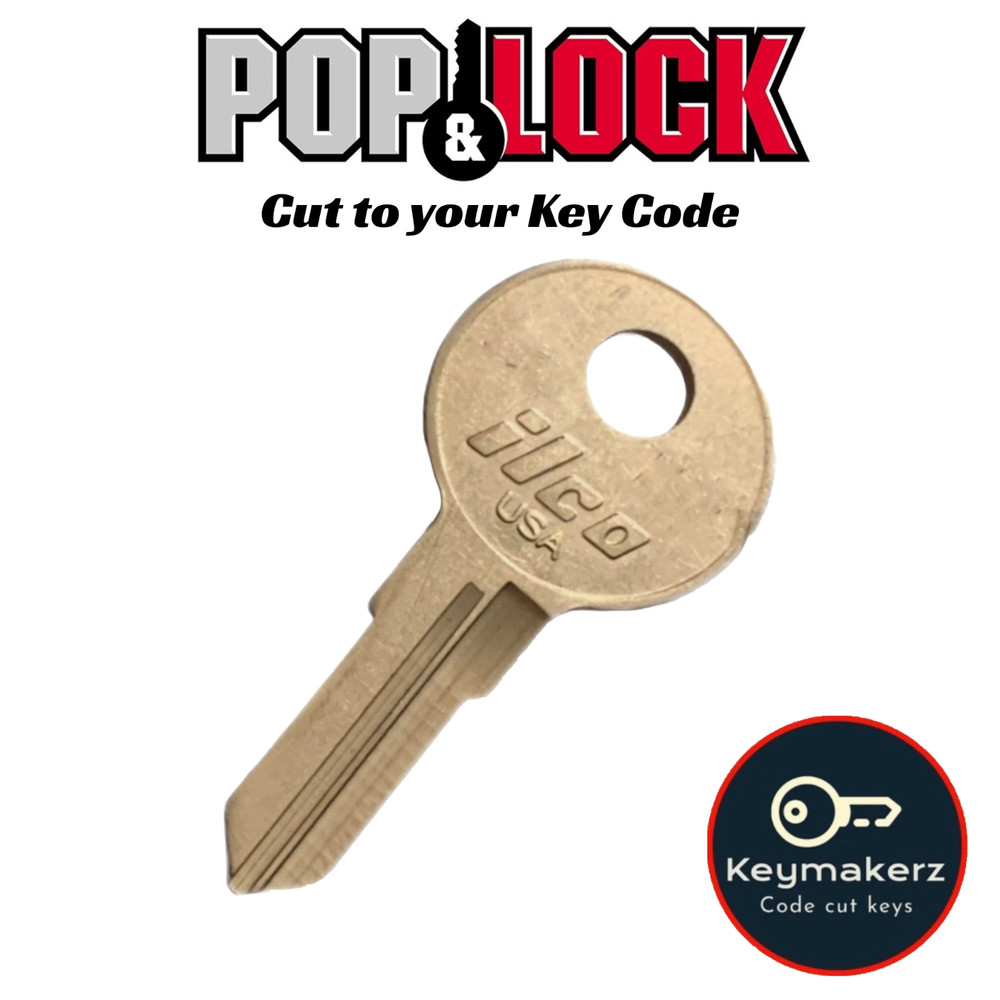 Pop n Lock Truck Cap Cover Replacement Spare Keys Made Cut to Key Code 001-020