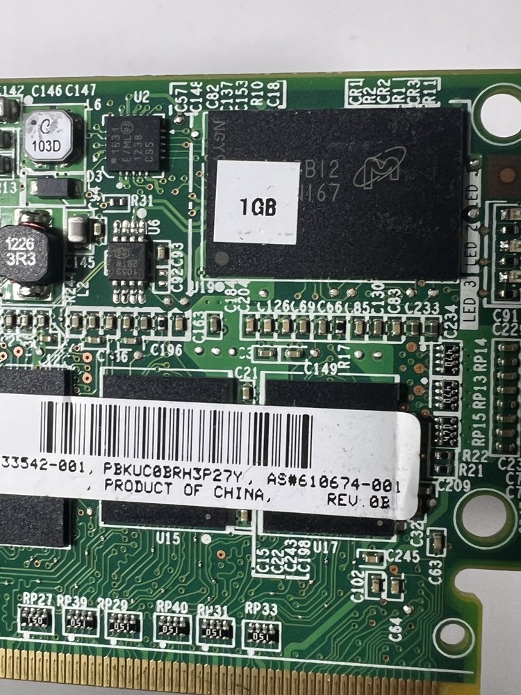 633542-001 HP 1GB P-Series Smart Array Flash Backed Write Cache (FBWC) 72-bit Wi