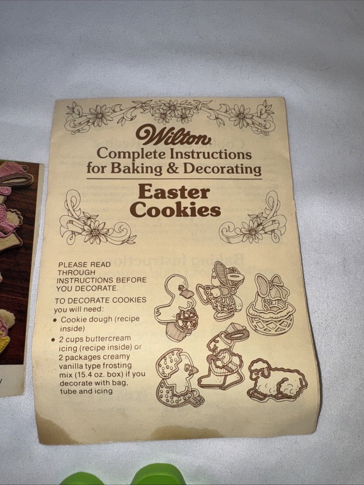 Vtg Easter Wilton Cookie Cutter Set , Bake Art, Cookie Cutters