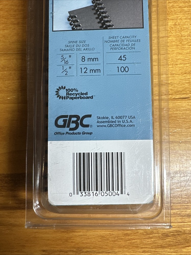 ProClick Modular Binding System Black Spines 5/16” 25 spines in package NEW