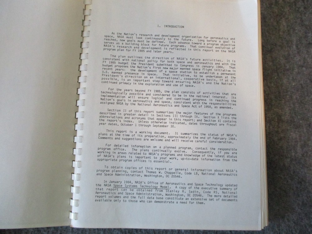 1984-85 NASA MSFC SPACE SHUTTLE LONG RANGE PROGRAM PLAN+CRYOGENIC & TECH REPORTS