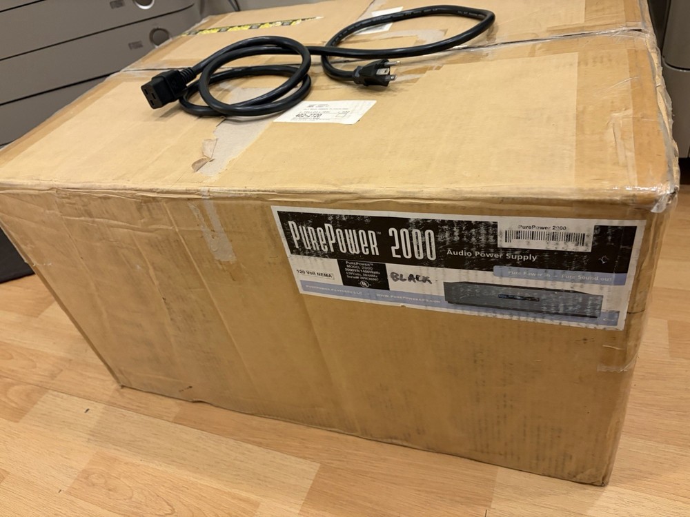 PurePower Audio Video Model 2000 Black finish