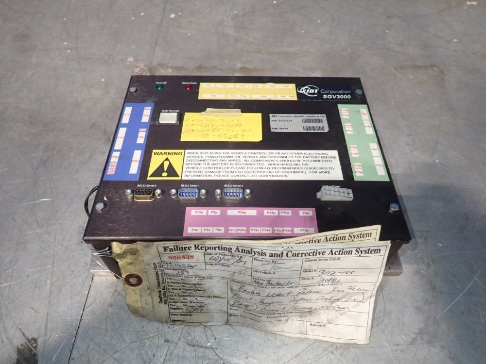 JBT CORPORATION SGV3000 CONTROLLER MODULE 04200480910