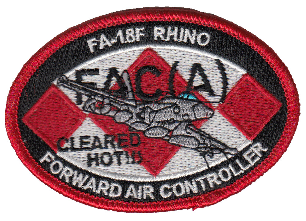 VFA-102 FA-18F RHINO FAC(A)  OVAL PATCH