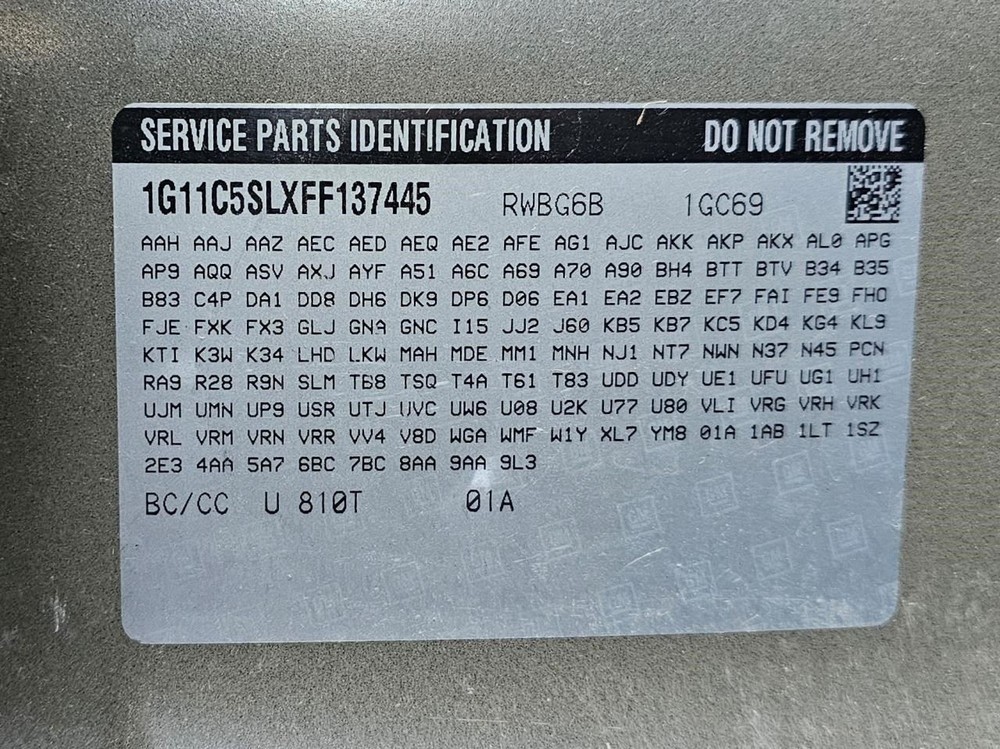 Camera/Projector Camera Rear View Fits 11-15 VOLT 2369509