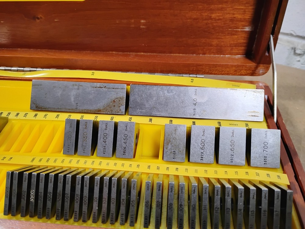 DoAll Gage Block Set - 106 Pieces