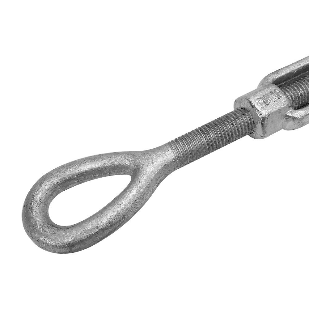 3/4"x 6" Marine Turnbuckle Jaw-Eye Pulley Galvanized Swivel Hoist Eye WLL 5200LB