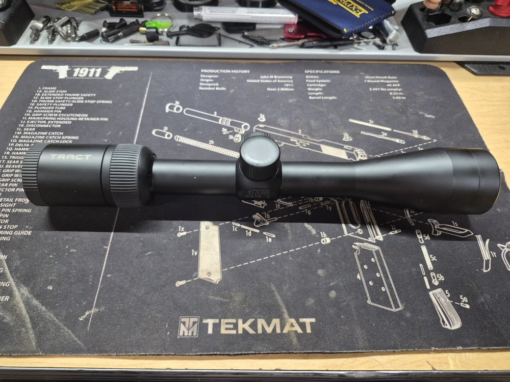 Tract 22 Fire 3-9x40 Scope. Impact Bdc Reticle.