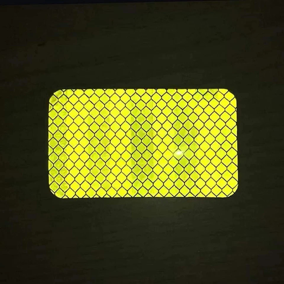 High Visibility Reflective Safety Patch Set, 4 Pack, Hook and Loop Fastener, ...