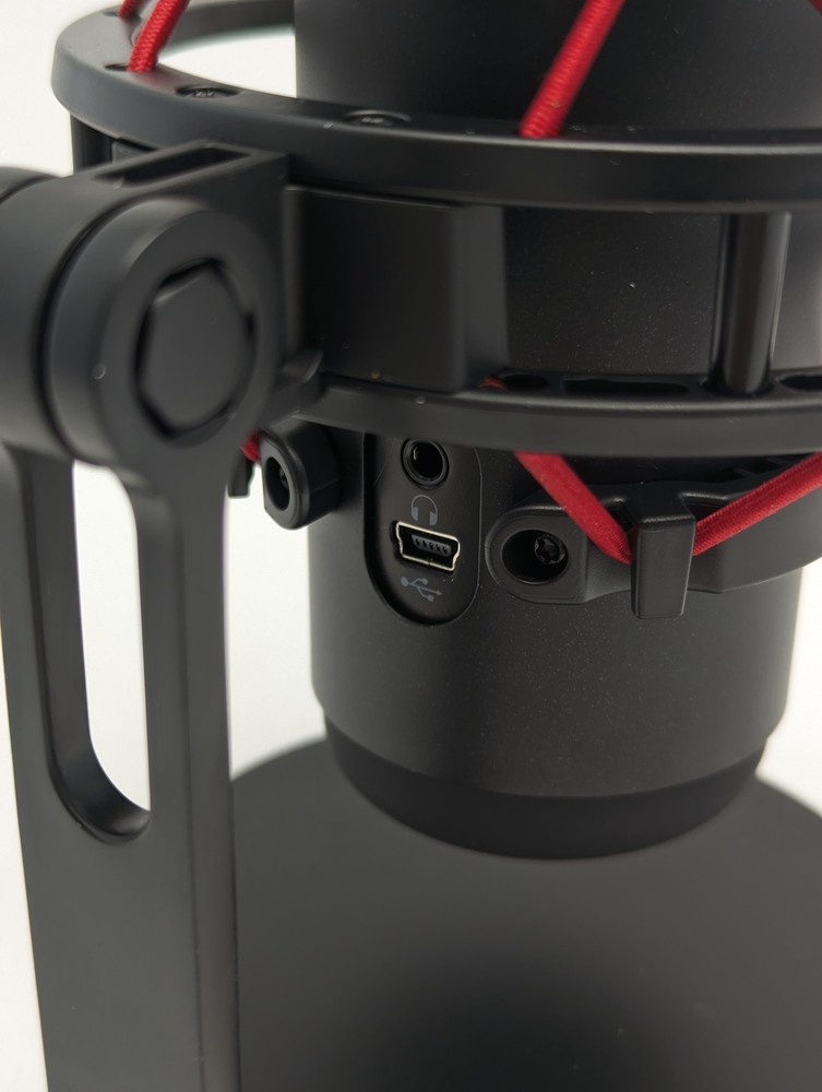 HyperX QuadCast USB Condenser Microphone Black/Red (4P5P6AA) for PC/PS4/PS5