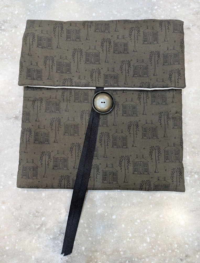 Fabric Project Pouch Button Closure for Stitching Sewing Supplies Sketchbook