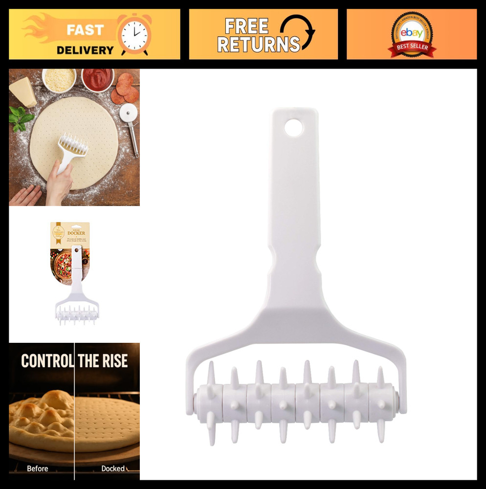 Dough Docker for Perfect Pizza Crust, Baking Tool for Even Dough Texture