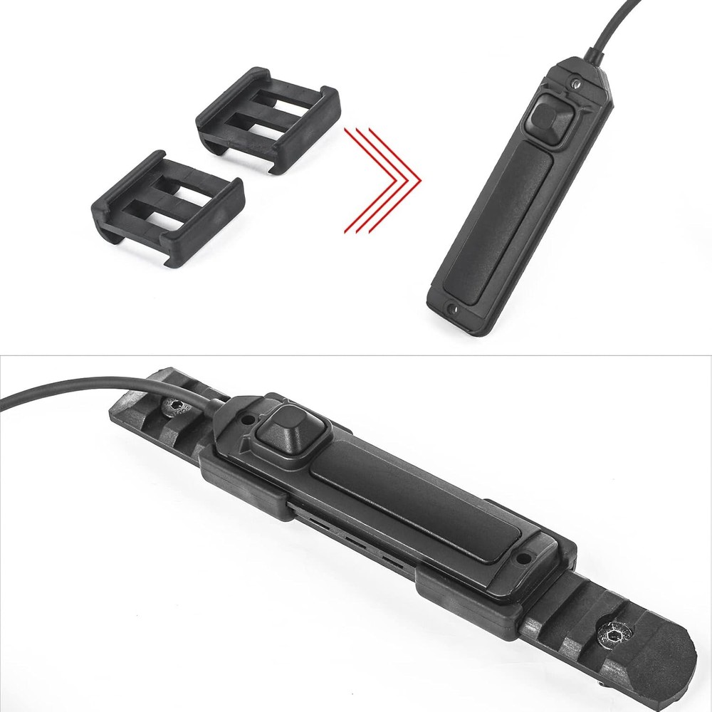 Remote Pressure Switch Mount Clips for Streamlight & PEQ Laser Sights (4PCS)