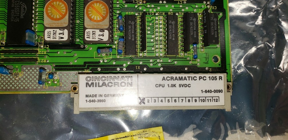 Cincinnati Milacron Acramatic PC-105 R CPU Board C143-012B-48S