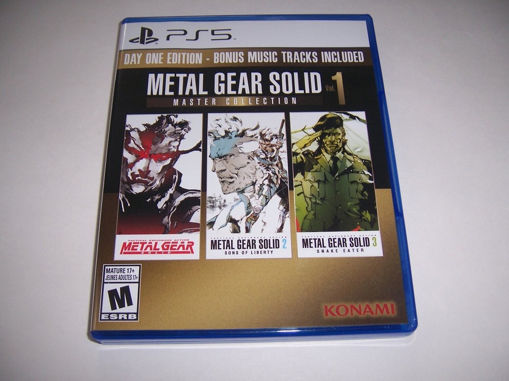 Replacement Box Case ONLY Metal Gear Solid Collection PlayStation PS5 AUTHENTIC