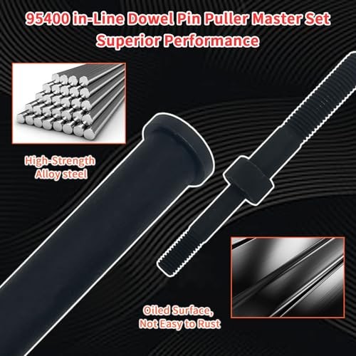 95400 in-Line Dowel Pin Puller Master Set, Includes Both SAE and Metric