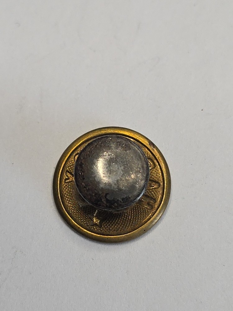 Antique HARD NOX Brass Lapel Button Uniform Button