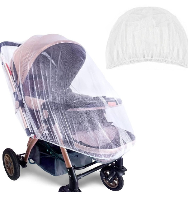 Universal Stroller Mosquito Net, Breathable Bug Protection for Babies, 150cm
