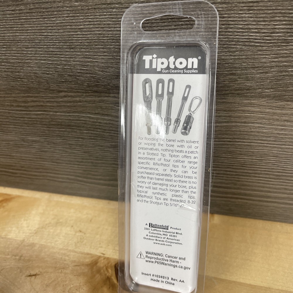 Tipton Slotted Tip Jag .30-.35 Caliber with Solid Brass One Size New