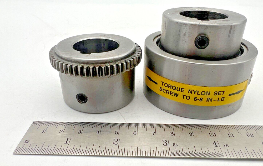 KOP-FLEX Precision Gear Flex Coupling Set Hubs Spindle 1-1/8" Bore GERMANY