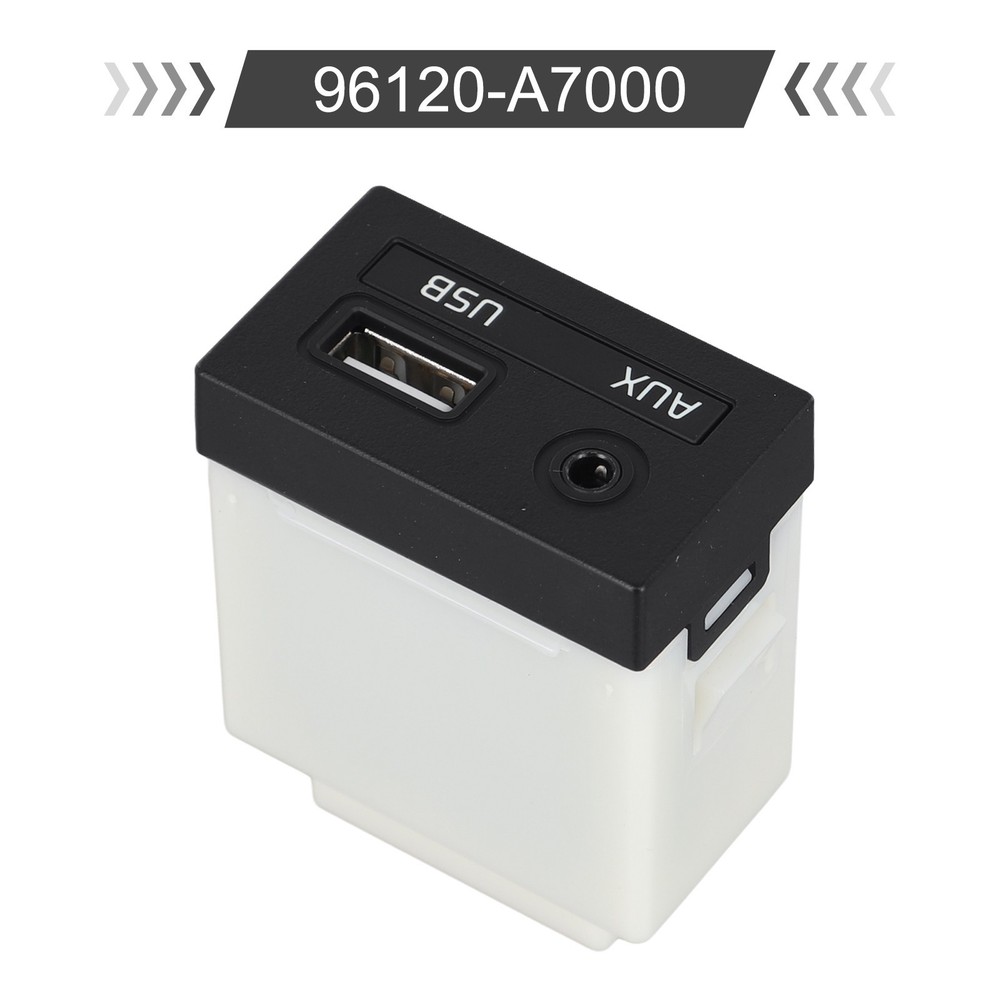 AUX USB Socket 96120-A7000 12V Voltage ABS Material Direct Installation
