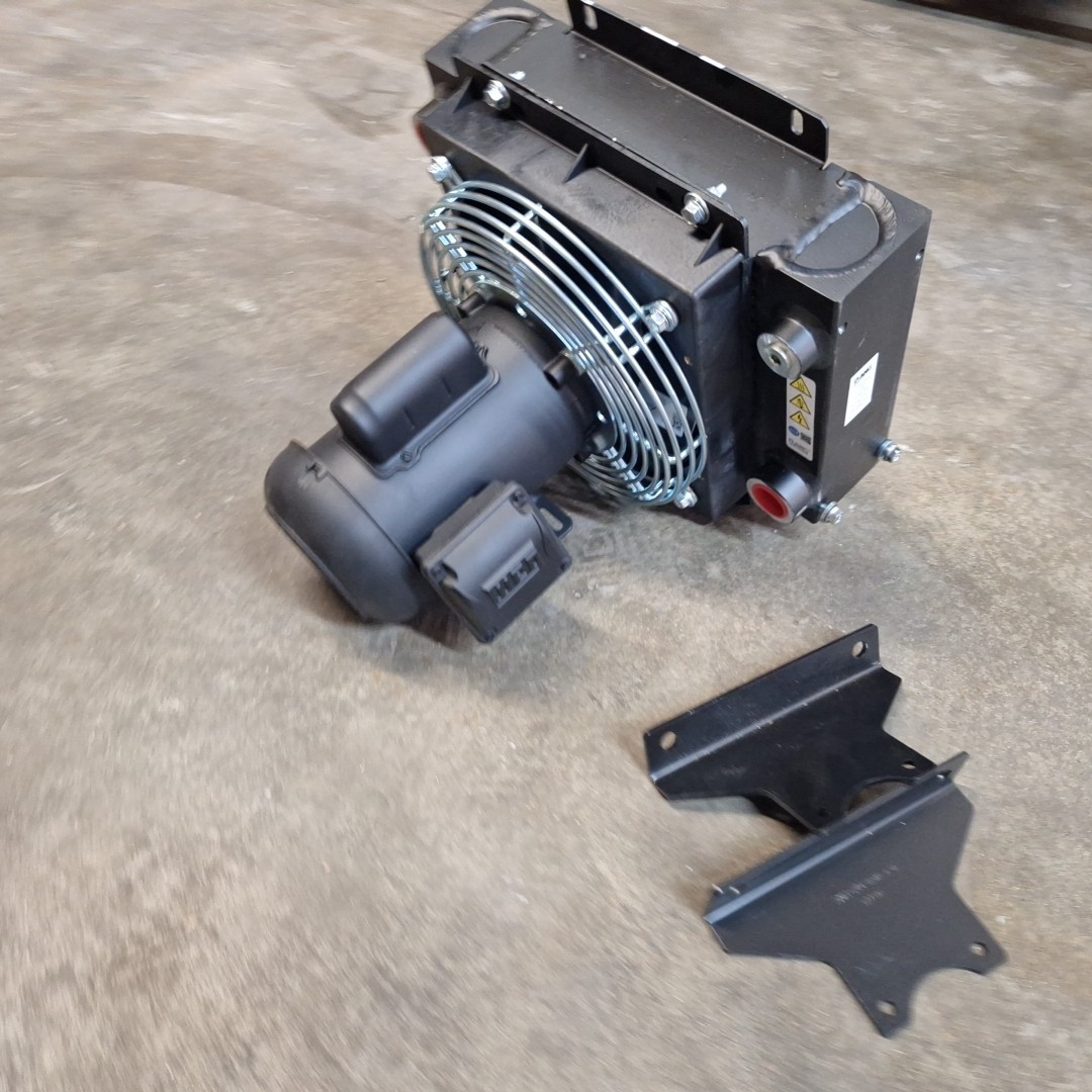 COOL-LINE Forced Air Oil Cooler AL5-1: 5 hp, 30 gpm Max. Flow, 377 psi