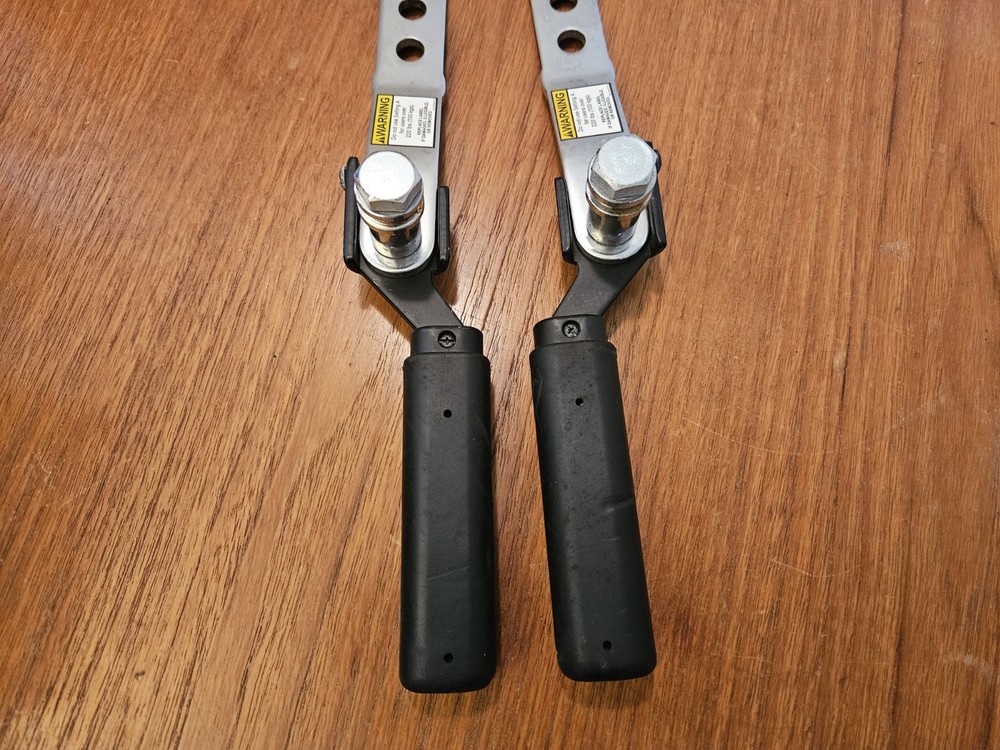 Teeter Hang Ups Inversion Table Replacement 3 Hole Hinges Pair with Handles