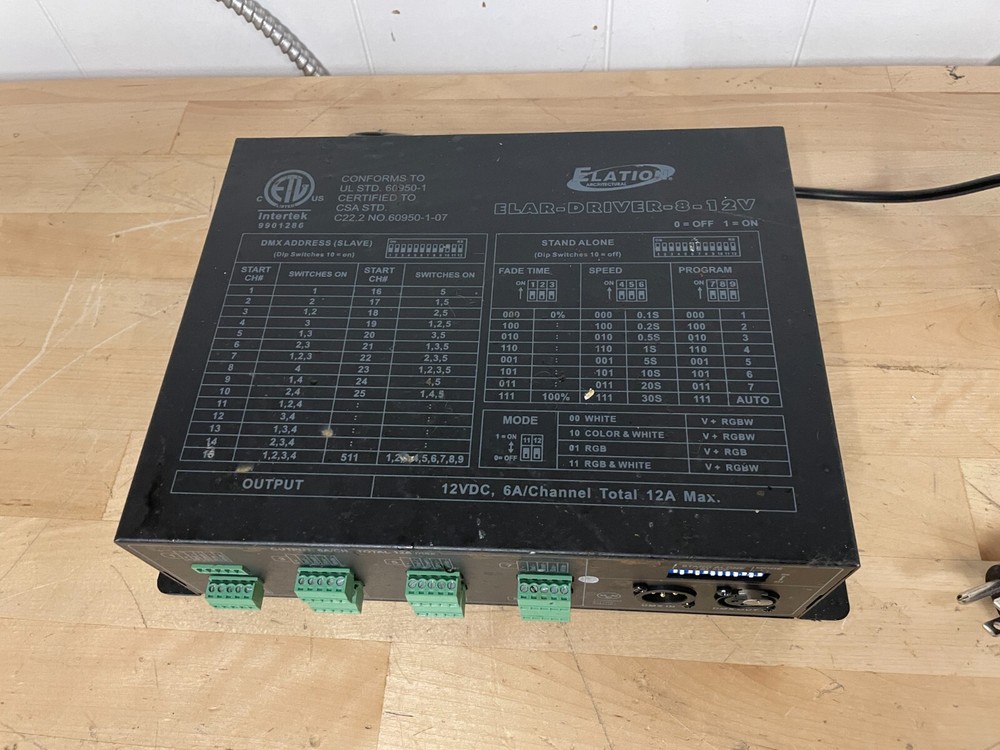 ELATION ELAR-DRIVER-8-12V *