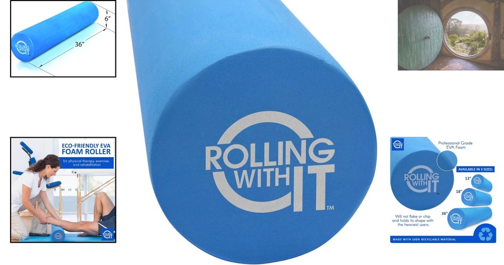 36-Inch High-Density Foam Roller – The Ultimate Eco-Friendly Massage Experience