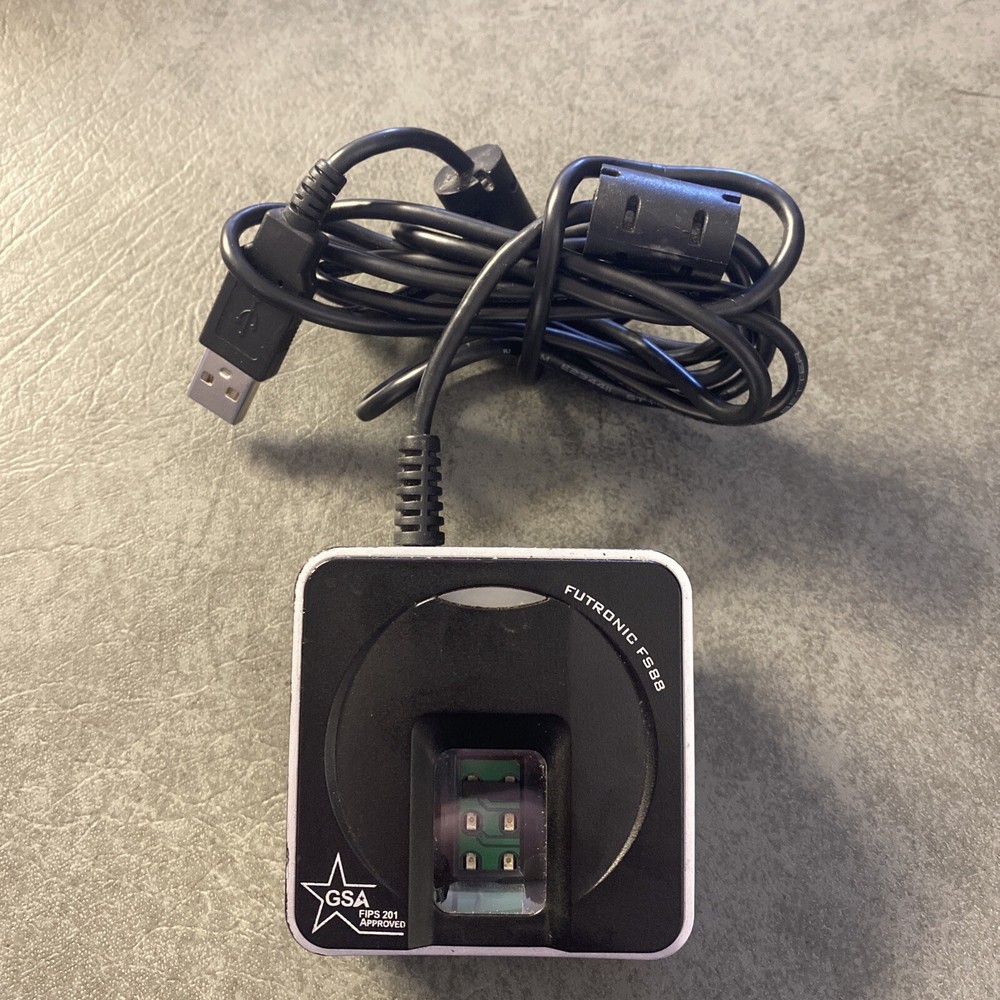 Futronic FS88 Fingerprint Scanner USB - Tested Working