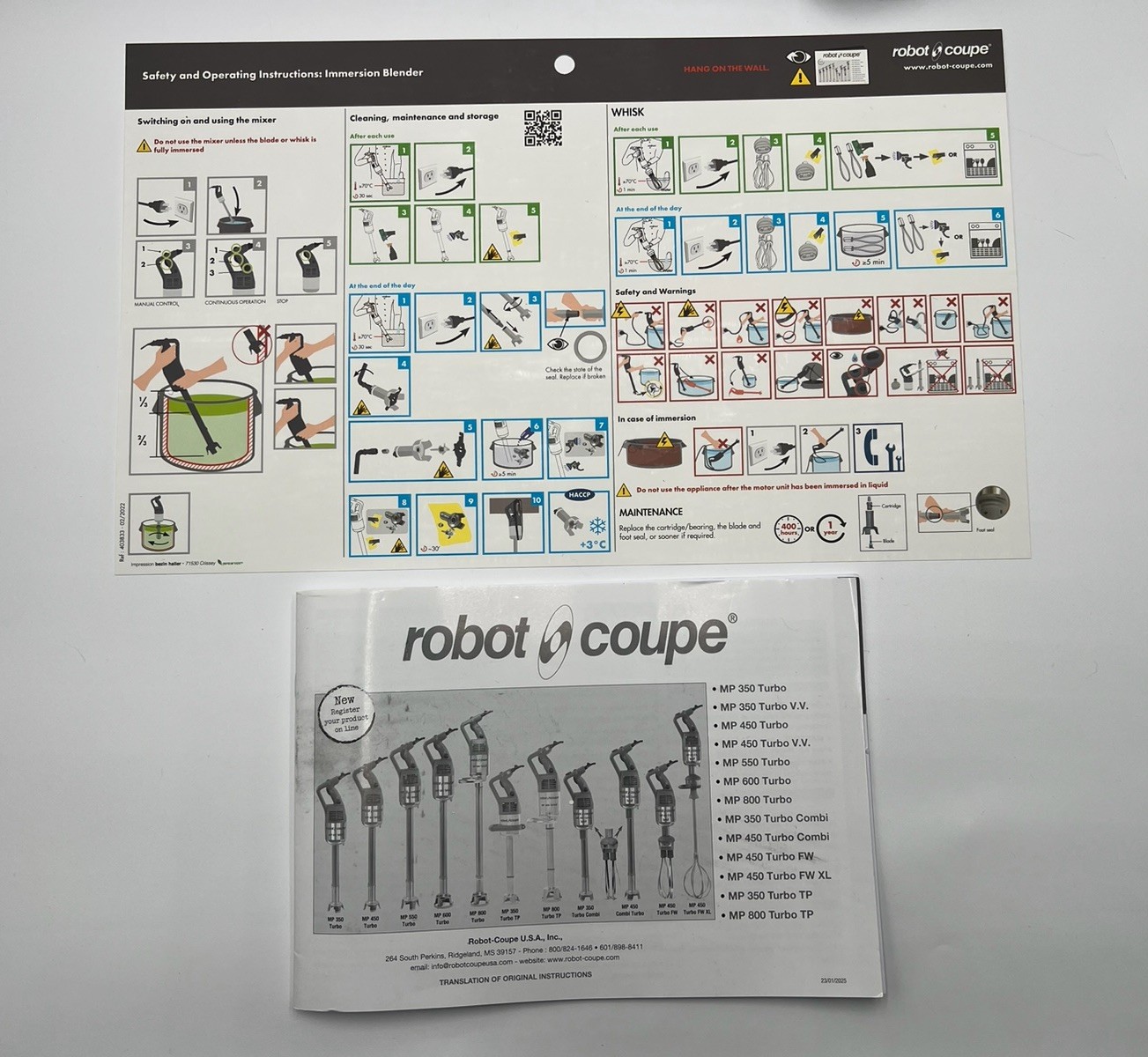 Robot Coupe MP 550 TURBO Series B Commercial Power Mixer *NIB BUT WON'T SPIN*