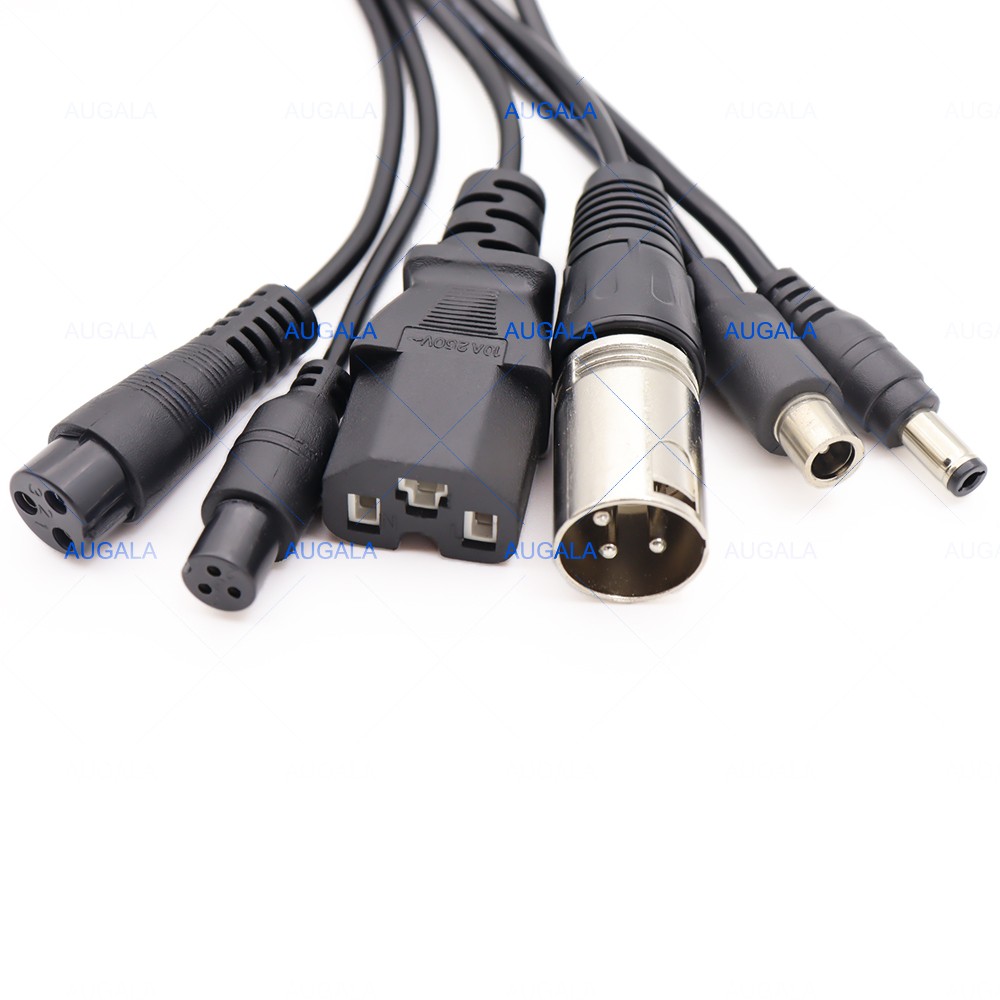 Ebike Scooter Charger Conversion Adapters For 5.5x2.1mm DC Plug Battery Charger