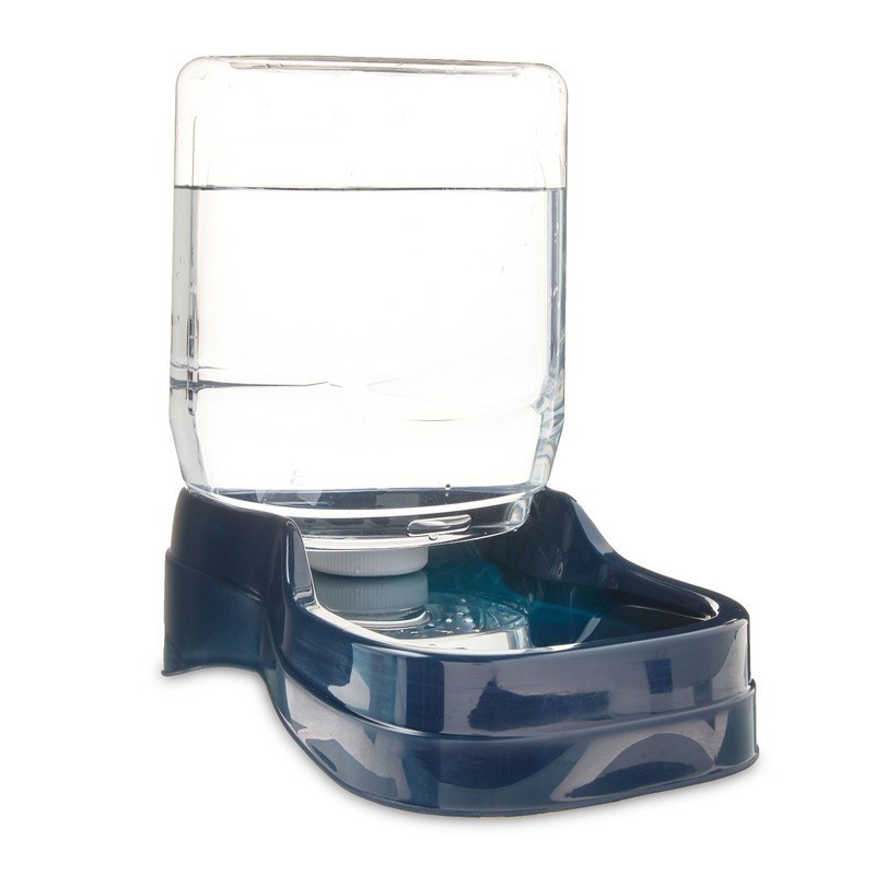 Small Gravity Pet Waterer Automatic Dog Cat Hydration Fresh Water Dispenser New