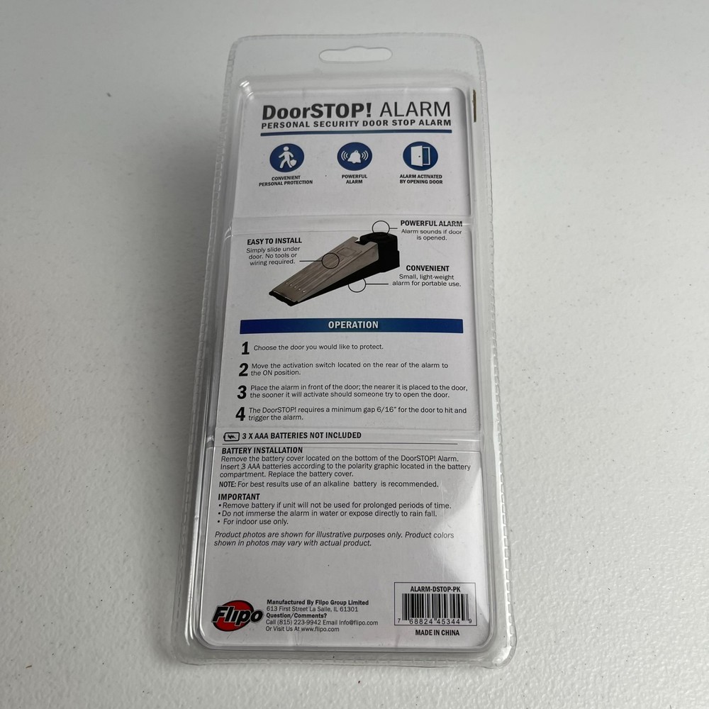 Doorstop Alarm - Flipo Security