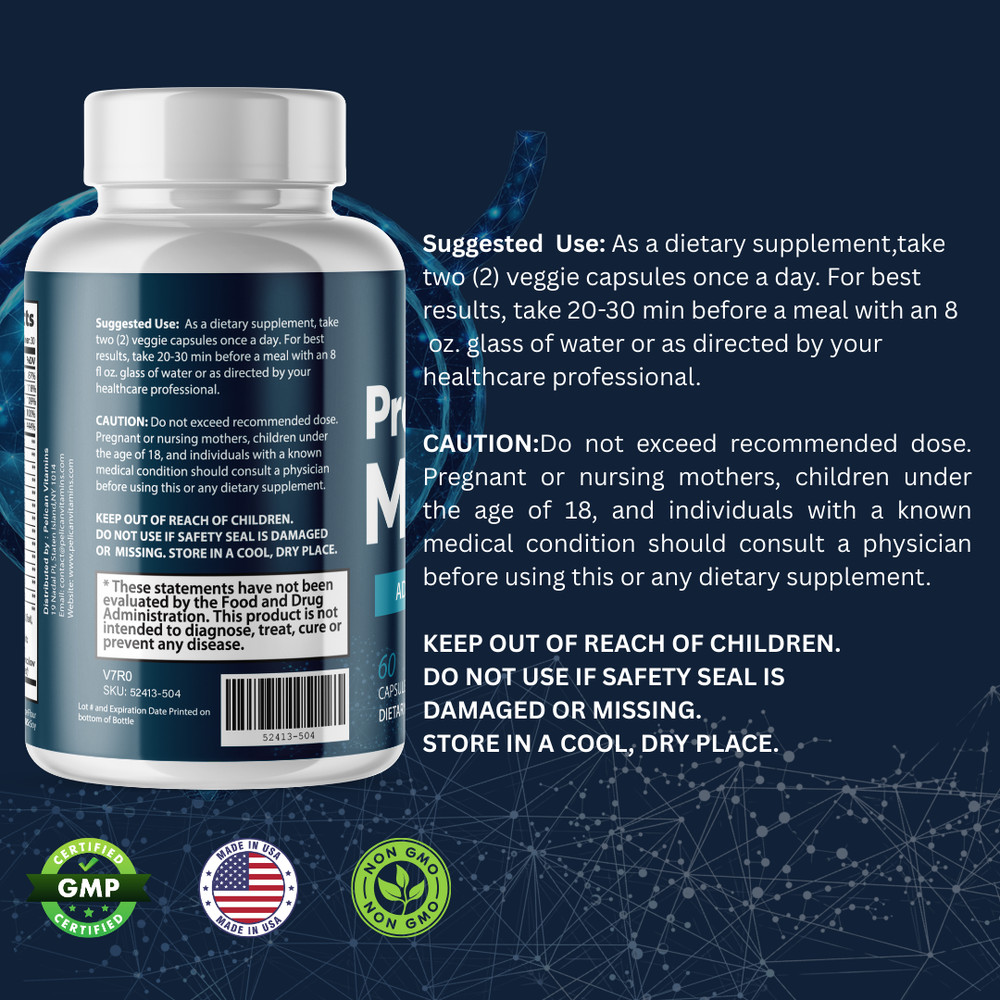 Prostat+ Max- Prostate Support- 2 Bottles-120 Capsules