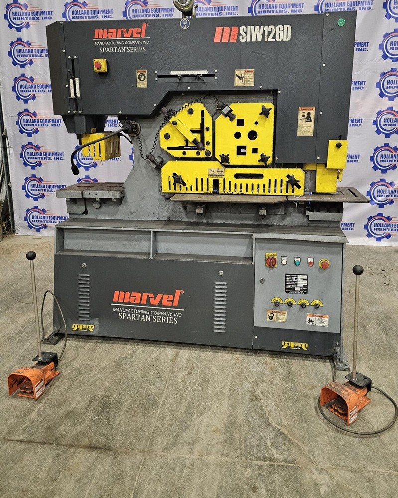 2017 Marvel/Spartan MSIW 126D Dual Operator Hydraulic Iron Worker
