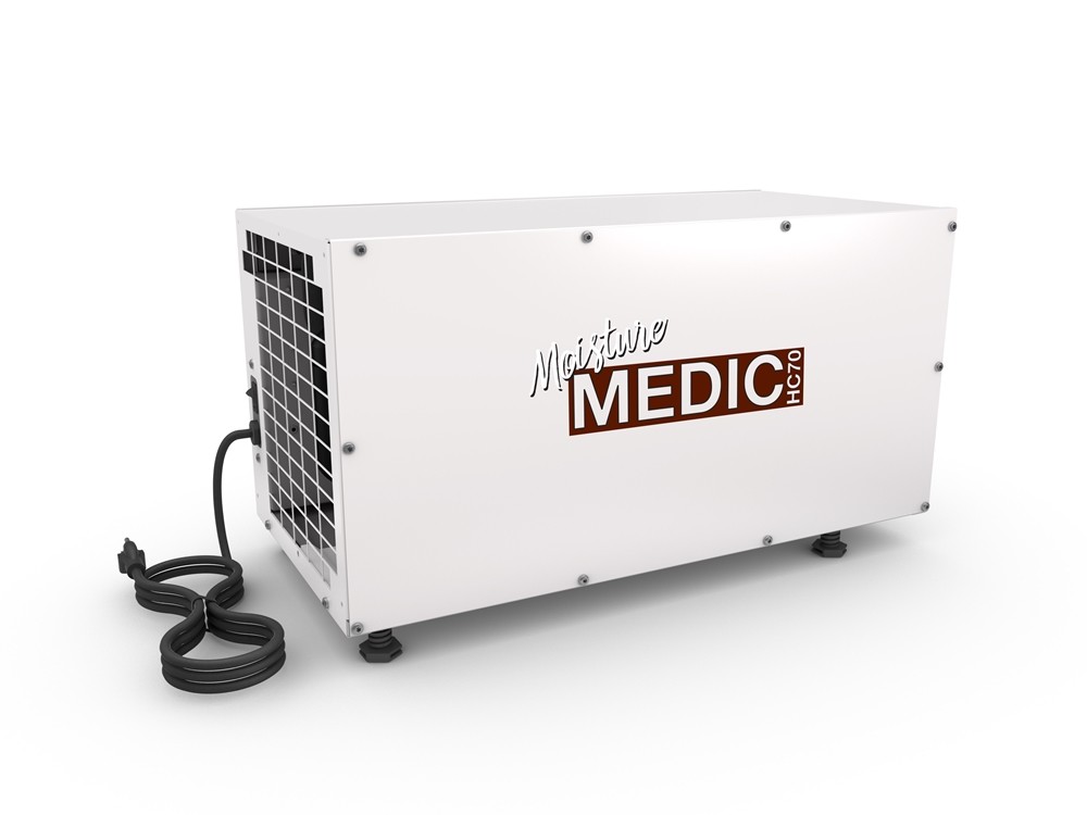 Crawl Space Dehumidifier - Moisture Medic™ 70 Pint Dehumidifier