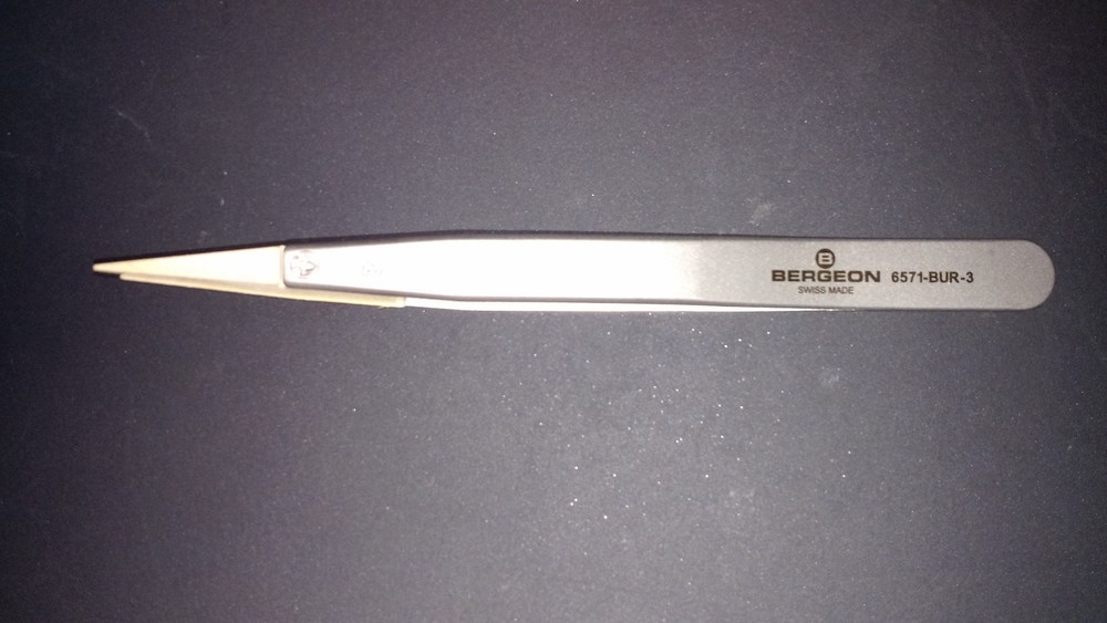 Bergeon Tweezers with Wooden Points